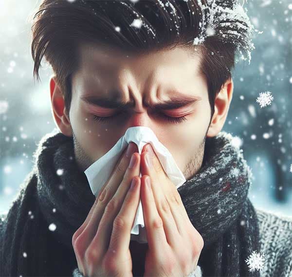 寒性體質的人，到了冬季之後很容易鼻塞流鼻涕