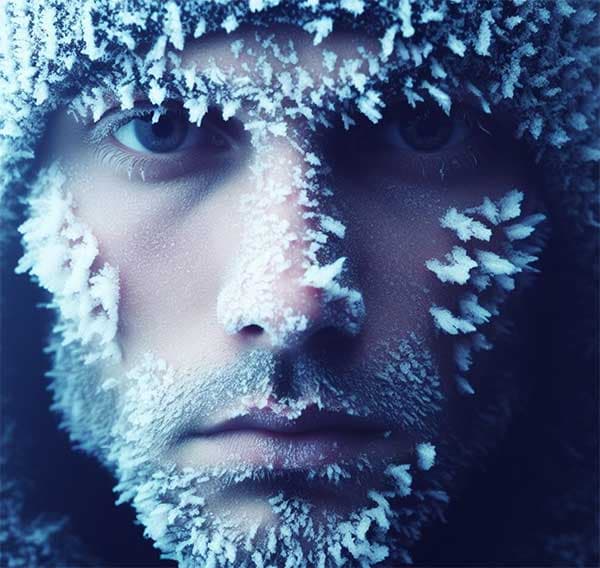 寒性體質的人頭部、面部都是寒的