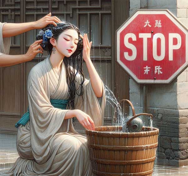 古代中國人認為月事期間禁止洗頭