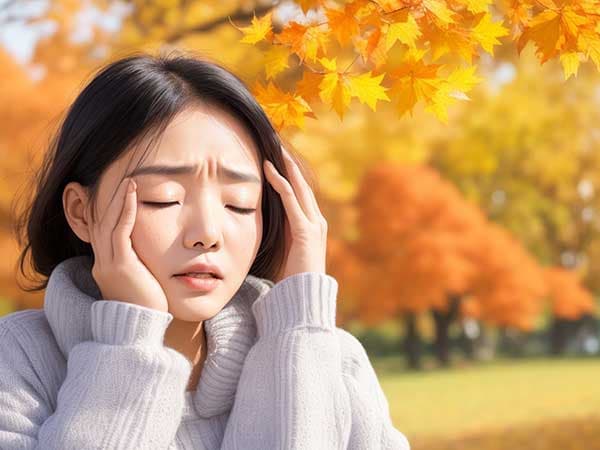 進入秋季之後容易出現偏頭痛
